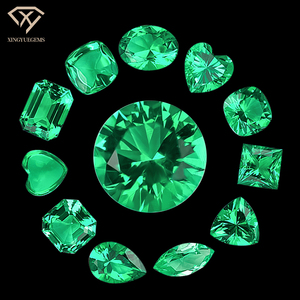 Precios <span class=keywords><strong>de</strong></span> Esmeraldas Colombianas Hidrotermales Cultivadas en Laboratorio, en Forma <span class=keywords><strong>de</strong></span> Asscher, Princesa, Cojín, Trillón, Marquesa, Redonda, Corazón y Pera, <span class=keywords><strong>de</strong></span> Color Verde - Product Image 1