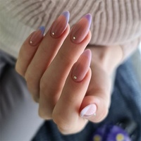 Naturel à la recherche Joy ongles réutilisables faux faux tremper hors Gel ongles extension conseils 120 pièces