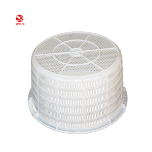 Cesta redonda <span class=keywords><strong>de</strong></span> plástico con ventilación fuerte, cesta <span class=keywords><strong>de</strong></span> pescado/mariscos - Product Image 3