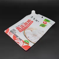 Pochette souple personnalisée en aluminium BOPP de qualité alimentaire avec bec verseur pour huile d'olive