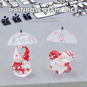Figura de Resina Personalizada, Estatua de Enano para el Día de San Valentín - Decoración Adorable para el Hogar, Dulce Adorno para el Día de San Valentín - Product Image 4