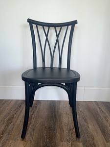 Silla de Resina Negra Moderna Apilable de Alta Calidad para Banquetes de Boda para Adultos - Product Image 2