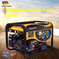 Tragbarer 3KW 4-Takt Mini-Benzingenerator mit Autostart, Vollkupfer, Einphasig für Haus/Auto/Reise 220V/380V/400V/480V 50/60Hz