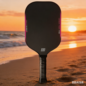 Novedad 2026: Pala de Pickleball de Fibra de Carbono con Núcleo de Espuma EVA sin Bordes, Diseño Sólido, 16mm, Portátil para Entrenamiento, Aprobada por la USAPA - Product Image 1