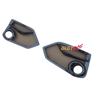 Pare-chocs avant en FRP de style JS avec caches de feux antibrouillard pour Honda Civic 10ème génération TYPE R FK8, tuning automobile - Product Image 2