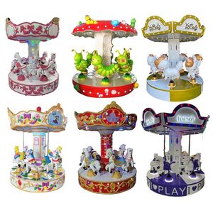 Carrusel Infantil Operado con Monedas, Instalaciones de Entretenimiento para Niños, Gran Carrusel para Parque de Atracciones - Product Image 1