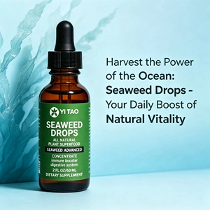 Gotas de Concentrado de Algas Marinas Totalmente Naturales, 60 ml, Superalimento Vegetal para Reforzar el Sistema Inmunitario y Apoyar la Digestión, Líquido Fácil de Tomar - Product Image 3