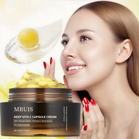 Capsule de vitamine C Crème pour le visage Rides Éclat de la peau Vitamine C Capsule dorée Crème pour le visage Éclaircissante Antioxydante Soins de la peau