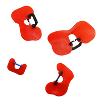 500 Pièces Lunettes Anti-picage Souples pour Poulets, Lunettes en Plastique pour Volailles, Fournitures d'Élevage pour l'Élevage des Animaux de Ferme