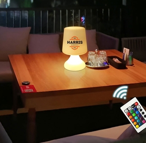 Lampe de bureau solaire LED étanche IP65, lumière blanche chaude et RGB, lampe de nuit portable, lampe de table en plastique écologique - Product Image 5