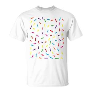 T-shirt de costume d'Halloween avec des confettis de crème glacée, facile à réaliser soi-même - Product Image 1