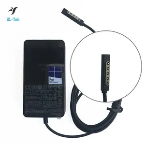 Carregador para tablet, 48w 12v 3.6a fonte de alimentação para microsoft superfície pro 1/pro 2/t/rt2 adaptador ac