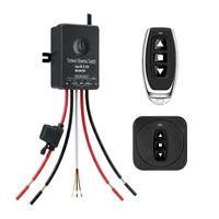 Interrupteur sans fil IP66 DC 12V-72V 30A pour treuil électrique, télécommande RF433MHz pour commande d'auvent électrique