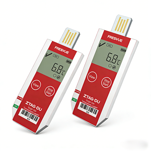 เครื่องบันทึกอุณหภูมิแบบใช้แล้วทิ้ง ZTAG-<span class=keywords><strong>DU</strong></span> พร้อมคุณสมบัติกันน้ำระดับ IP67 สำหรับการส่งออกอาหารและเนื้อสัตว์ - Product Image 1