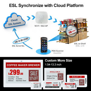 E-ink ekran paneli 3.5 pouces affichage d'étiquette de prix pour bijoux Solution de vente au détail intelligente Bt sans fil wifi ESL étiquette d'étagère électronique - Product Image 3
