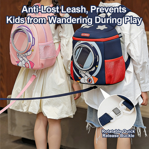 Mochila Escolar para Jardín de Niños de 1 a 6 Años, Ultraligera, Protección para la Columna Vertebral, Gran Capacidad, Diseño de Dibujos Animados, Unisex, 100% Poliéster - Product Image 2