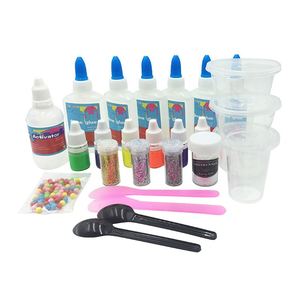 Educational <b>Kit</b> Slime Making <b>Kit</b> Charms Glitter Accessories Toy Crystal Clear DIY Slime <b>Kit</b> for Kids - Product Image 1