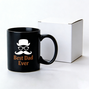 Mug en céramique humoristique avec mini jouet, idéal pour une surprise d'anniversaire, la fête des pères et la fête des mères, ensemble cadeau personnalisé créatif - Product Image 2