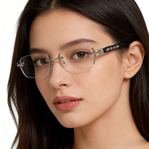 <span class=keywords><strong>Gafas</strong></span> de Lectura sin Montura <span class=keywords><strong>para</strong></span> Mujer, Montura Cuadrada de Metal, <span class=keywords><strong>Gafas</strong></span> con Bloqueo de Luz Azul, <span class=keywords><strong>Gafas</strong></span> de Lectura <span class=keywords><strong>para</strong></span> Mujer - Product Image 2