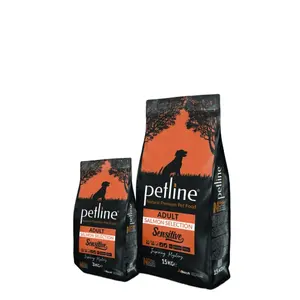 자연 연어 프리미엄 애완 동물 건조 식품 성인 개 높은 칼슘 단백질 15 키로그램 Petline 자연 동물 영양