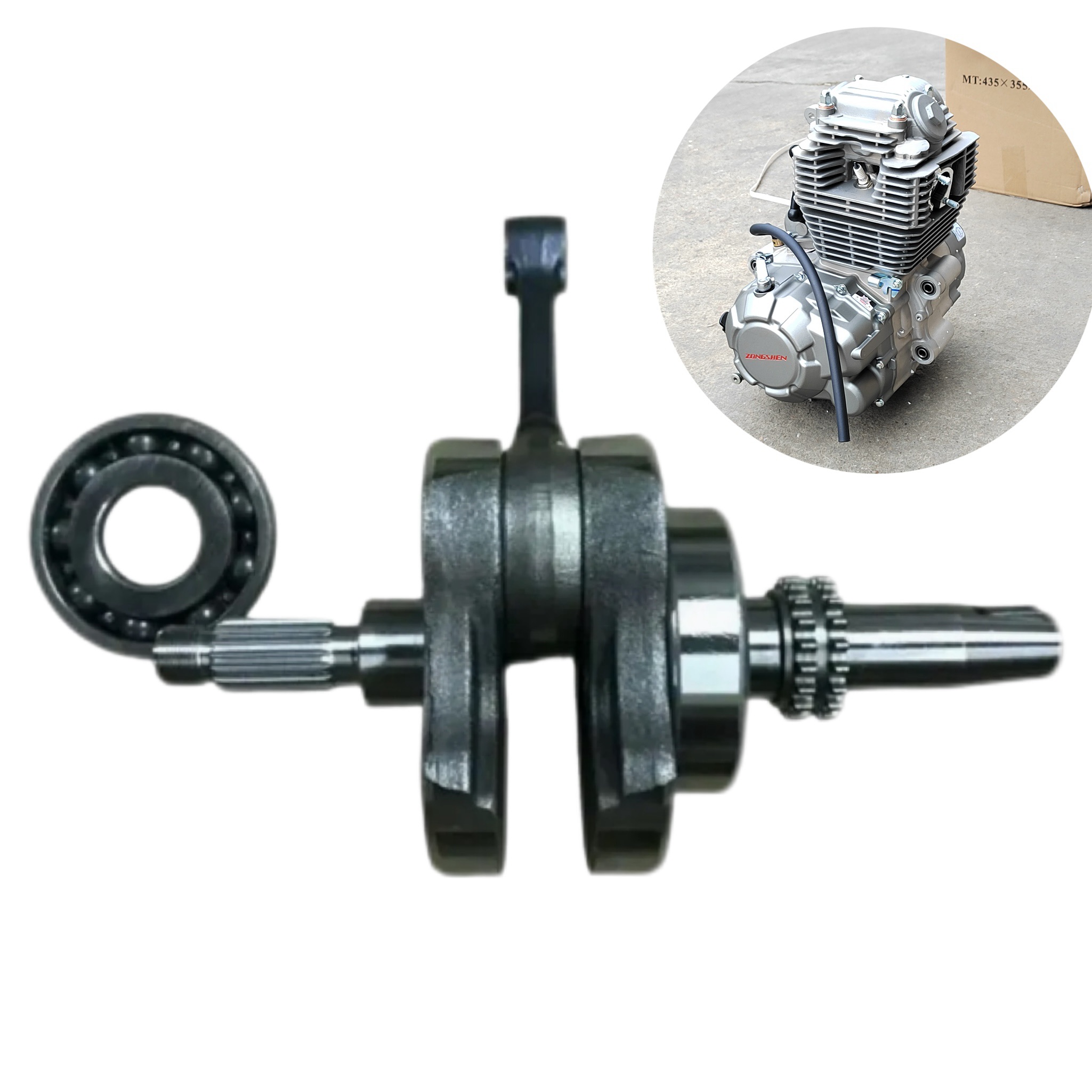 Precision Engineered CB250-F ZS172FMM-3A Crankshaft by Zongshen