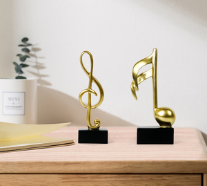 <span class=keywords><strong>Décoration</strong></span> d'<span class=keywords><strong>intérieur</strong></span> moderne de luxe pour la <span class=keywords><strong>maison</strong></span>, accessoires de <span class=keywords><strong>décoration</strong></span> de salon de style nordique 2025, notes de musique - Product Image 2