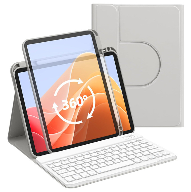 Compatible with Mi Pad 7S Pro 12.5-inch Magnetic Detachable Case, Wireless Keyboard, Rotating Magnetic Acrylic Tablet Case
