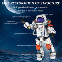 Ensemble de jouets de construction spatiale STEM pour enfants, modèle d'astronaute, science-fiction fantastique, éducation à l'aviation, jouets pour enfants