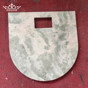Goldtop Natural Polished Ming Green <b>Marble</b> Stone Big Slab for Floor Wall Stair Treads Kitchen Bathroom Countertops - Product Image 3