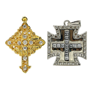Bling forma de cruz colgante de joyería Usb Flash Drive Stick Usb de Metal Usb <span class=keywords><strong>2</strong></span>,0 de 3,0 Pendrive 32GB 16GB 8GB - Product Image 5