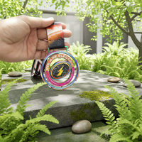 Medallas Personalizadas con Centro Giratorio, Diseño Único, Medallones de Aleación de Zinc, Medallas Deportivas de Metal Personalizadas, Fabricante