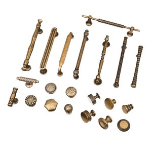 Gagang Pintu Lemari Laci Gaya Abad Pertengahan Prancis Antik Gaya Cina dari Paduan Seng, Furnitur Kreatif - Product Image 5