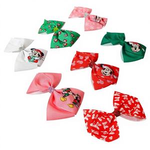 VENTE EN GROS H.E.R. Accessoires pour cheveux pour filles sous licence, lot de 7 nœuds de 4 pouces, classiques intemporels, essentiels pour les parcs d'attractions - Product Image 1