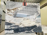 Table basse en marbre blanc éléphant, très demandée, pour mobilier de luxe