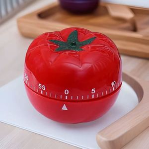 Minuteur de cuisine mécanique en plastique le plus vendu, non rechargeable, 60 minutes, motif légumes mignons - Product Image 3