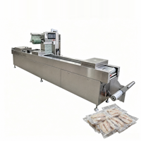 Industriële 420mm rolvoedingsmachine voor thermoformen en vacuümverpakking van hardware, werkstukken, snoep en betelnoot.