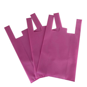 Sinh Thái Thân Thiện Phân Hủy Sinh Học Không Dệt Vest <span class=keywords><strong>Bag</strong></span> T-shirt Mua Sắm Đóng Gói Túi - Product Image 3