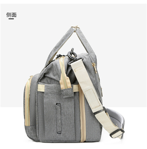 Sac <span class=keywords><strong>pliable</strong></span> pour couches de bébé, portable, nouveau style, sac de voyage multifonctionnel décontracté avec lit de bébé, fourre-tout à couches de grande capacité, nouvelle collection - Product Image 6