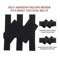 Pochette tactique légère SABADO Molle pour chargeurs, avec élastique supérieur réglable, pour accessoires de chasse et de camping