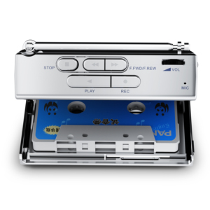 Fabbrica direttamente Deck Old Retro Portable Cassette Recorder Player supporta la riproduzione della scheda SD registratori di Cassette Mp3 Walkman