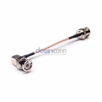 Câble coaxial RF RG316 50 Ohm sur mesure, BNC mâle R/A vers mâle droit pour antenne, test WiFi, OEM