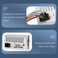 Lecteur MP5 Voiture Android Universel pour Tableau de Bord 7 Pouces avec GPS Stéréo, Écran Tactile HD et Connexion AV pour Image de Recul