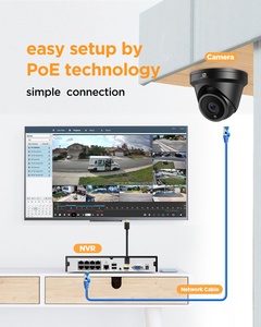 <span class=keywords><strong>Système</strong></span> de caméra domestique GWSECU 8CH PoE 4K 8MP intérieur/extérieur avec vision nocturne, capteur CMOS grand angle, prise en charge du NVR, visualisation à distance via l'application P2P - Product Image 4