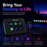 Clavier programmable MiraBox Mini Gaming Macro Pad, contrôleur de raccourcis à 3/6 touches pour PC Gamer, Discord, OBS Streaming