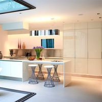 DAIYA ensemble complet d'armoires de cuisine au design moderne