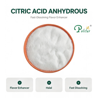 Acide citrique anhydre de qualité alimentaire E330, acidifiant, poudre d'acide citrique pour la transformation alimentaire