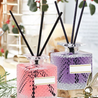 Diffuseur d'arômes liquide haut de gamme sans flamme avec bâtonnets en rotin, parfum essentiel pour chambre à coucher, désodorisant d'intérieur