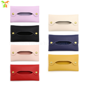 Nhật Bản Phong Cách <span class=keywords><strong>Mini</strong></span> Da Mô Túi Nhỏ Di Động Lưu Trữ Bìa Có Thể Tháo Rời Khăn Tổ Chức Hộp Khăn Lau Ướt Dispenser - Product Image 3