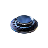 Rafraîchisseur d'air solaire de luxe pour le fonctionnement silencieux de parfum de tableau de bord de voiture