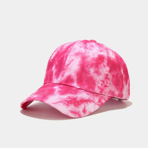 Großhandel Tie Dye Graffiti Farbe Baseball Baumwolle Trucker Hut Baumwolle Schatten Peaked Hut Golf Sport Hüte Snapback Cap - Product Image 6